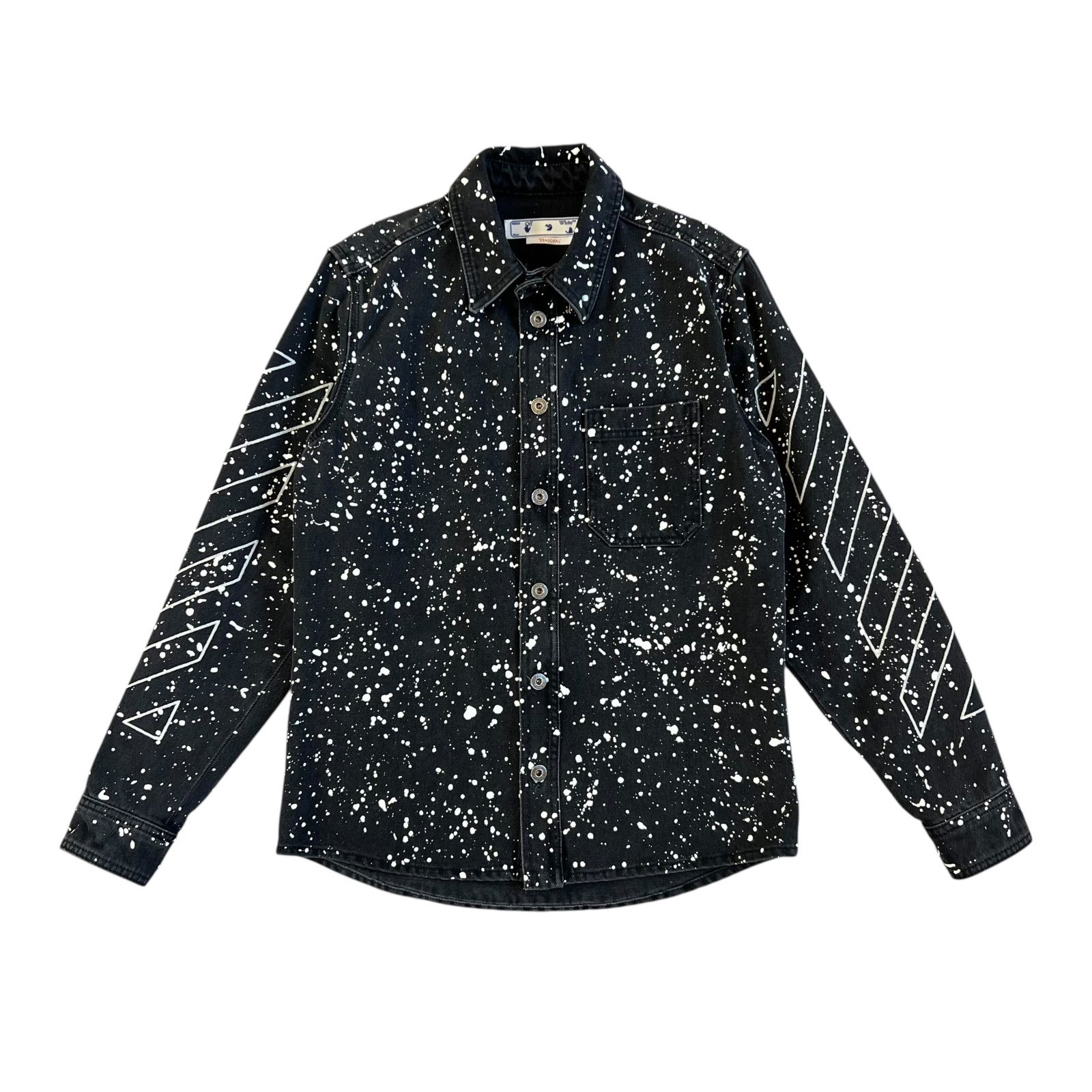 Off-White / オフホワイト Diag Outl Paint Denim Shirt(ダイアゴナル