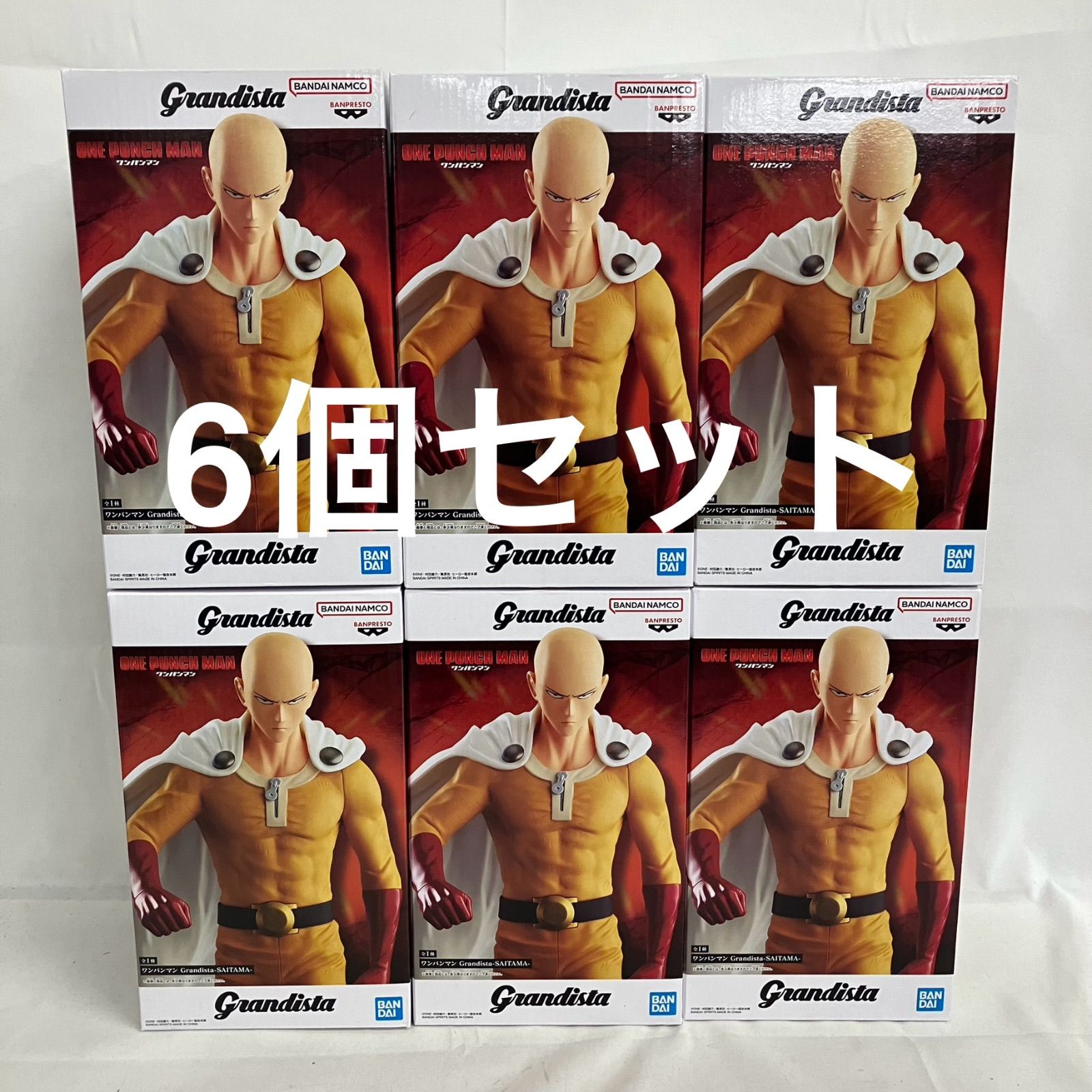 未開封 ワンパンマン Grandista サイタマ フィギュア 6個セット SFQ444