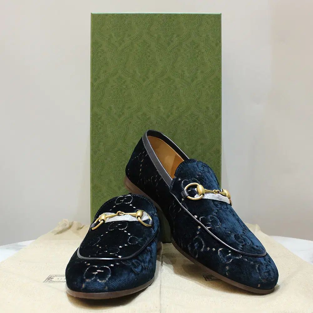 ブランドダオルドンレ グッチ ホースビット ツアーベルベット ジョーダン ローファー 10 290 mm