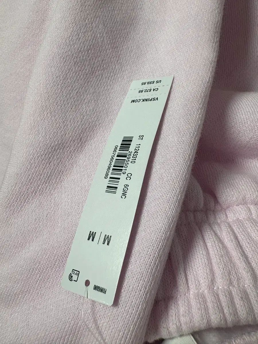 タグ アメリカ製 PINK 起毛 トラックパンツ M