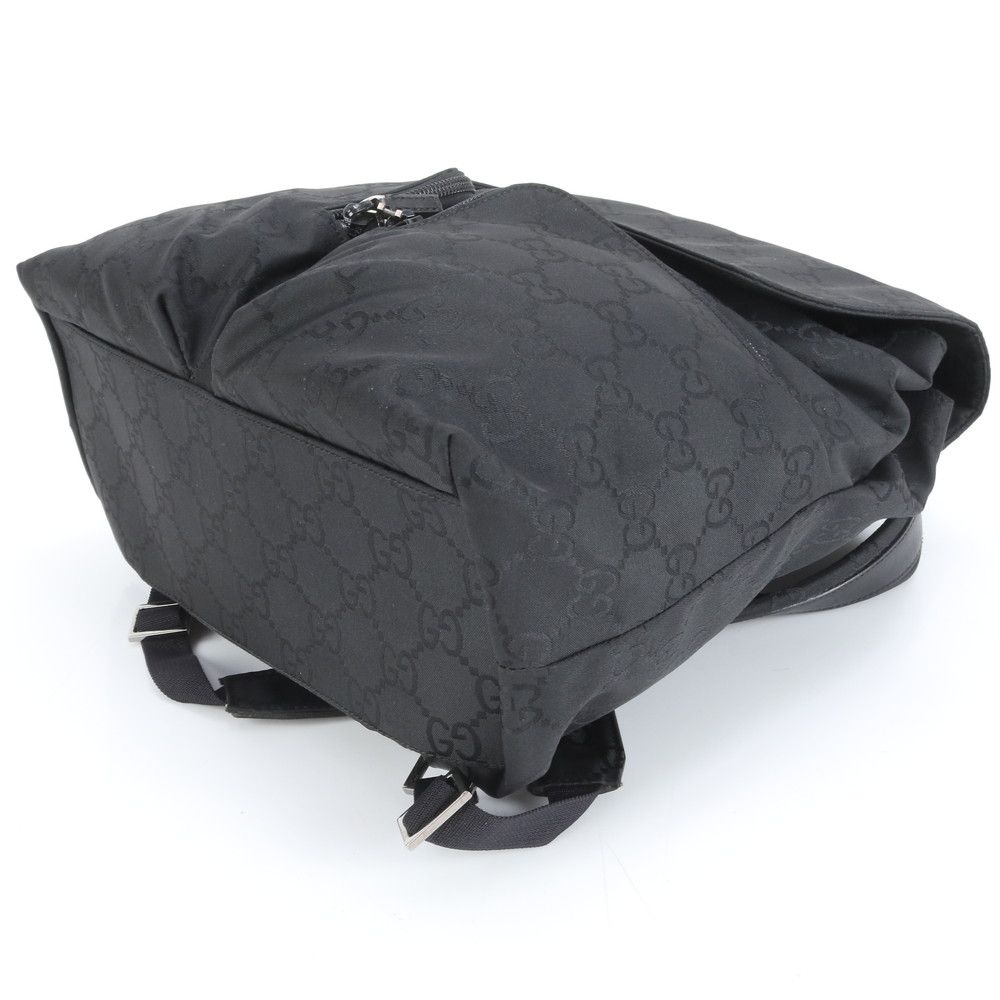 極美品 グッチ GGナイロン 003 0238 レザー リュックサック リュック