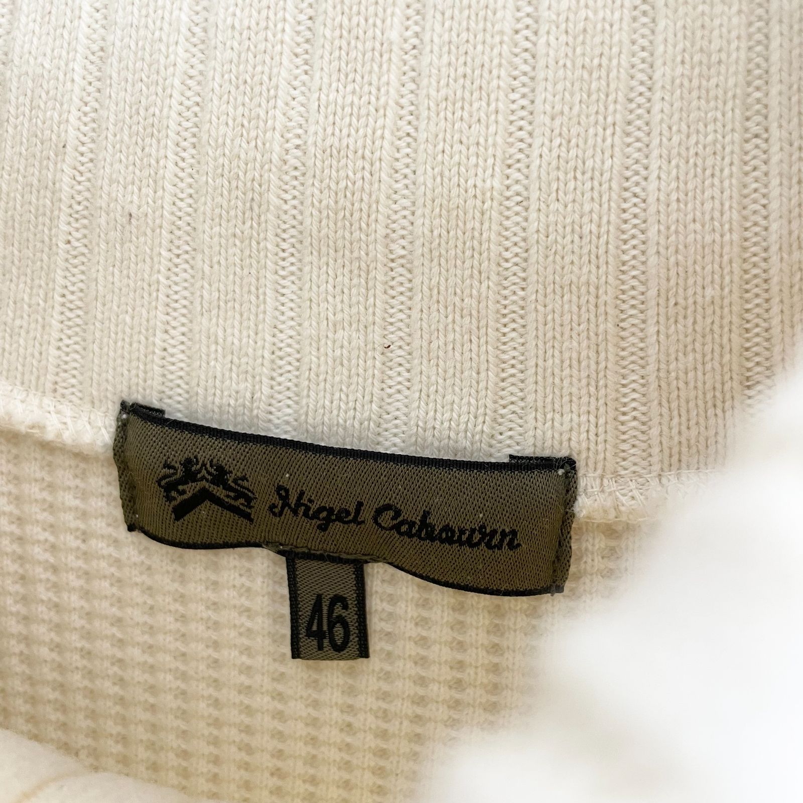 Nigel Cabourn -TURTLE NECK WAFFLE- size/46 (jb) ナイジェルケーボン
