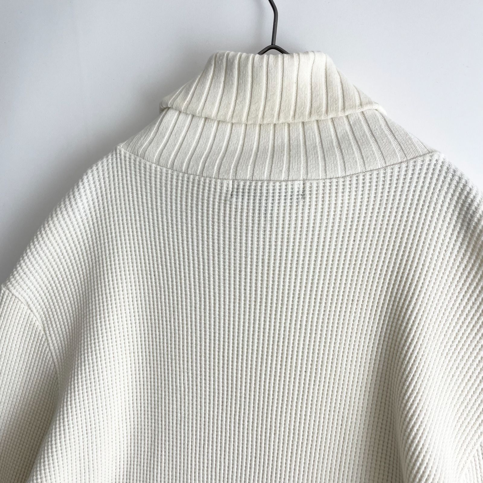 【美品】Nigel Cabourn ワッフルニット 48 NIGEL CABOURN（ナイジェルケーボン） タートルネック ワッフル TURTLE