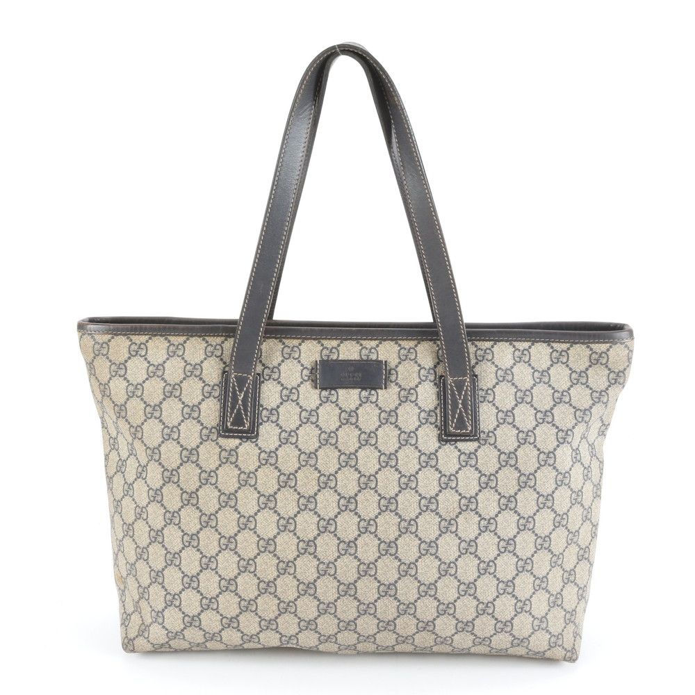 グッチ GGスプリーム 211137 レザー トート バッグ ショルダー