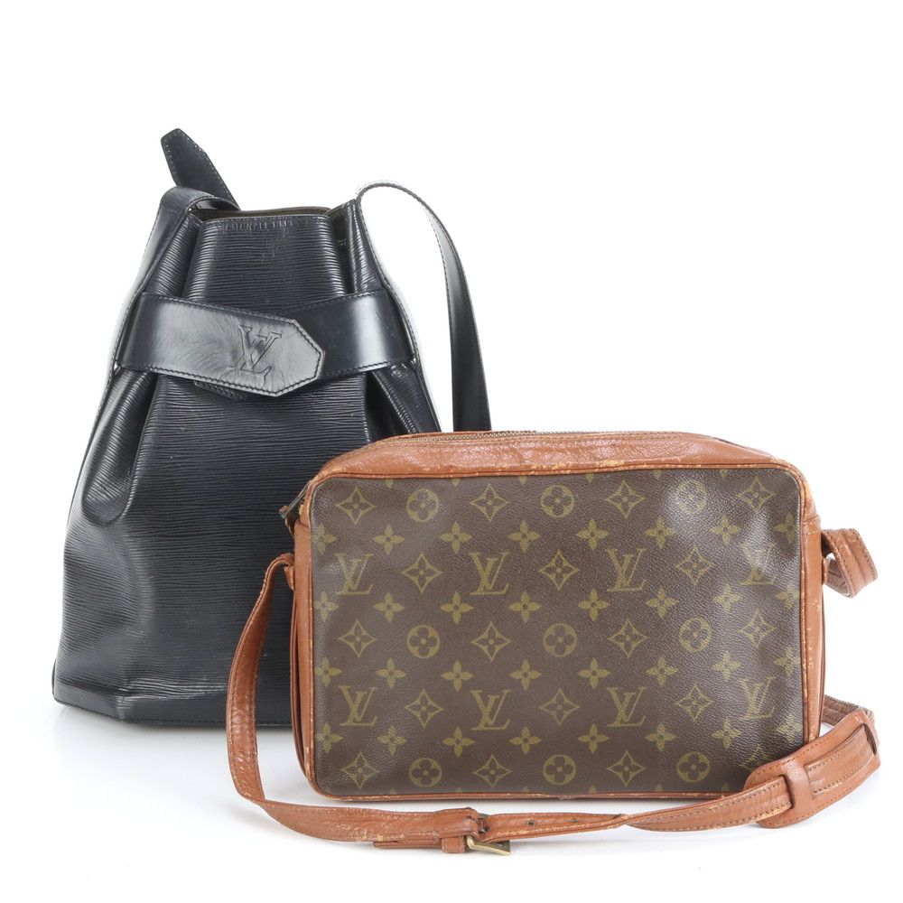 まとめ 2点 セット ルイヴィトン モノグラム サック バンドリエール エピ デポール ショルダーバッグ メンズ MUM DE 13-2