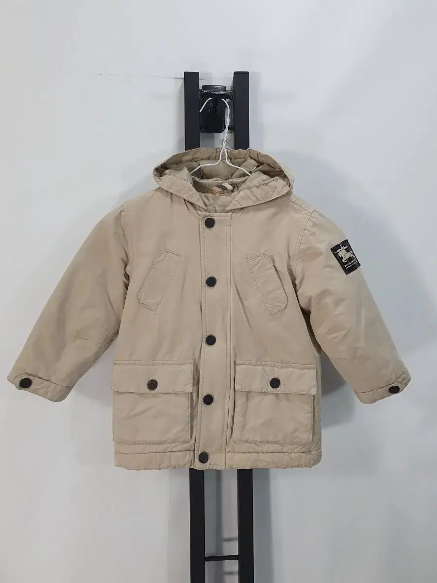 バーバリー キッズ ダウン ウィンドブレーカー ジャケット ベージュ 3 y