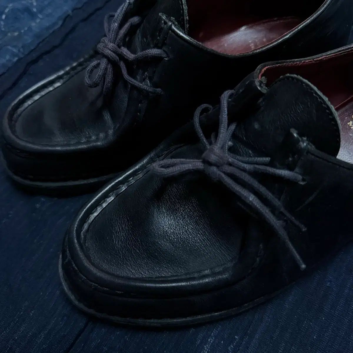 パラブーツ ミカエル BBR リセ ブラック UK 7