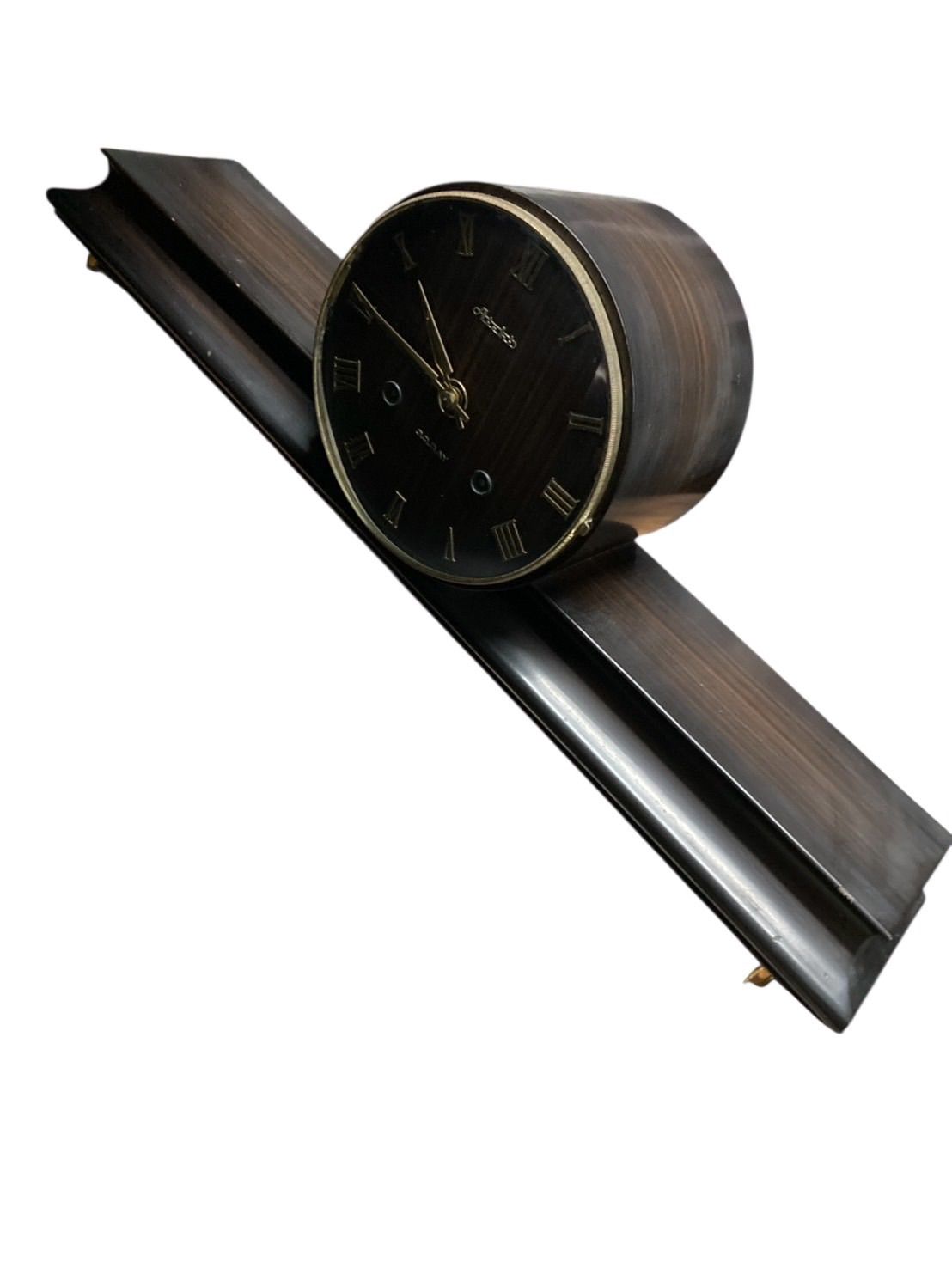 置き時計 昭和中期 製造 愛知時計電機 (AICHI) ゼンマイ式 30日巻き