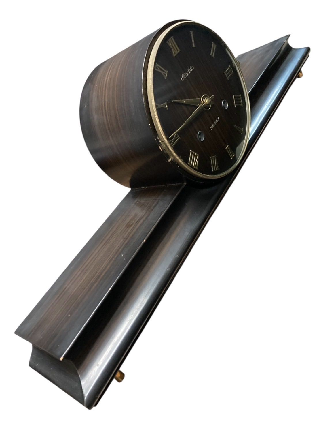 置き時計 昭和中期 製造 愛知時計電機 (AICHI) ゼンマイ式 30日巻き