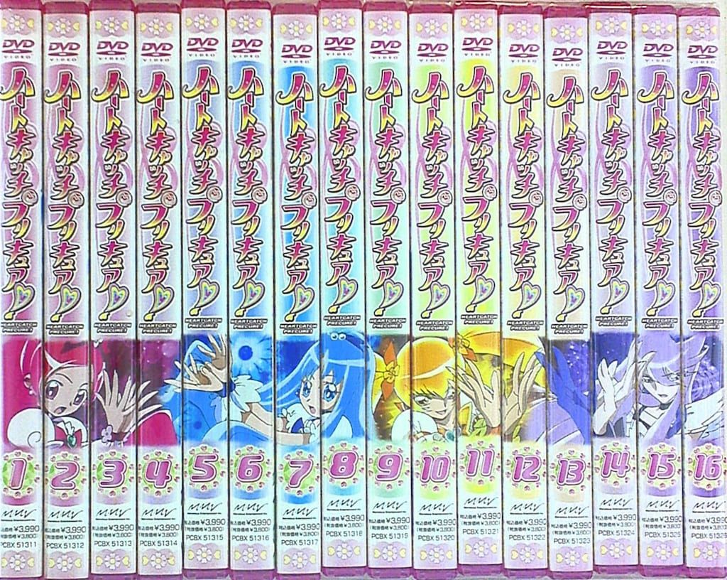 アニメDVD 初回 ハートキャッチプリキュア! 全16巻 セット