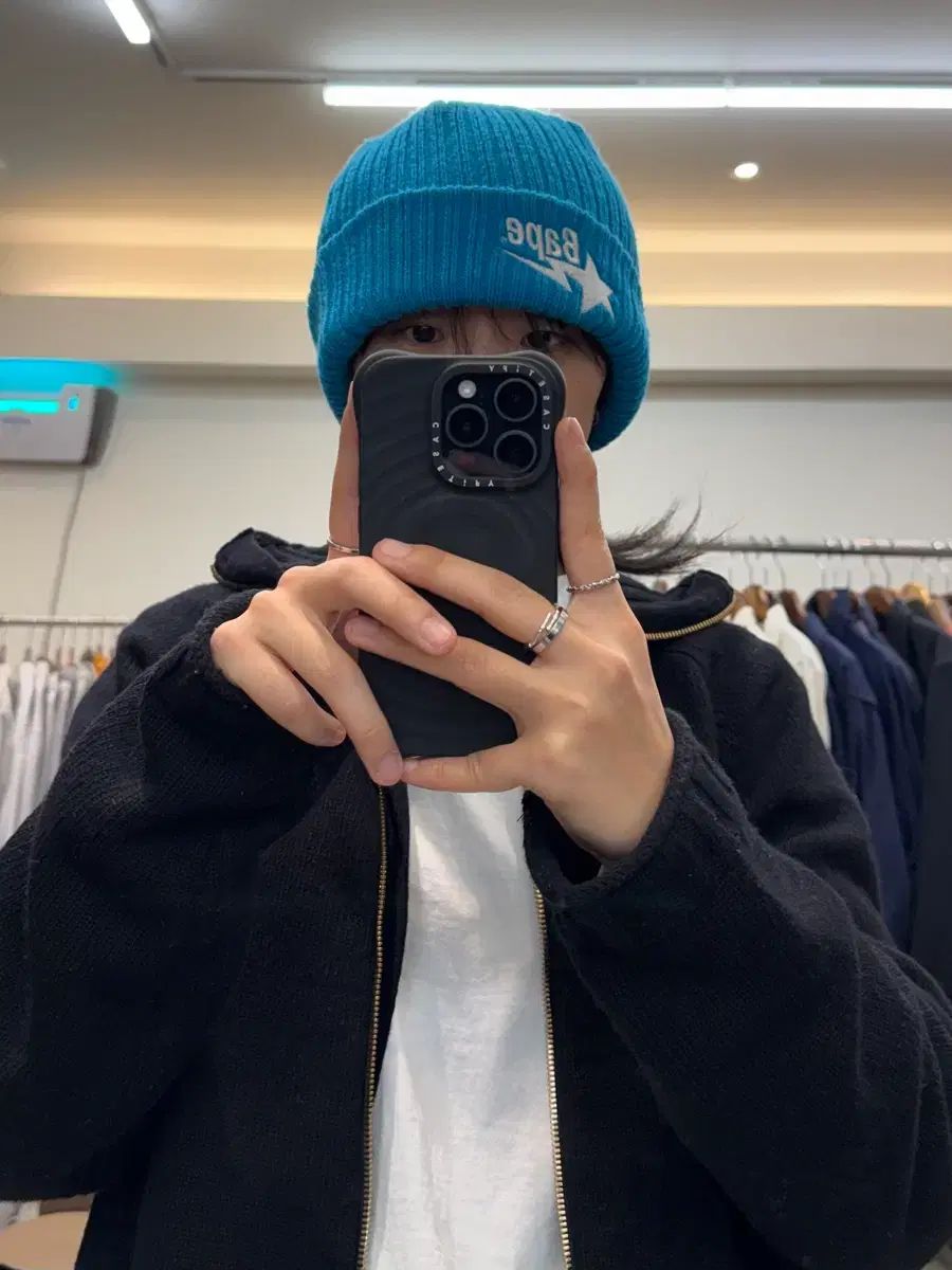 APE 刺繍　ビーニー アベイシングエイプ スター 刺繍 ビーニー - メルカリ