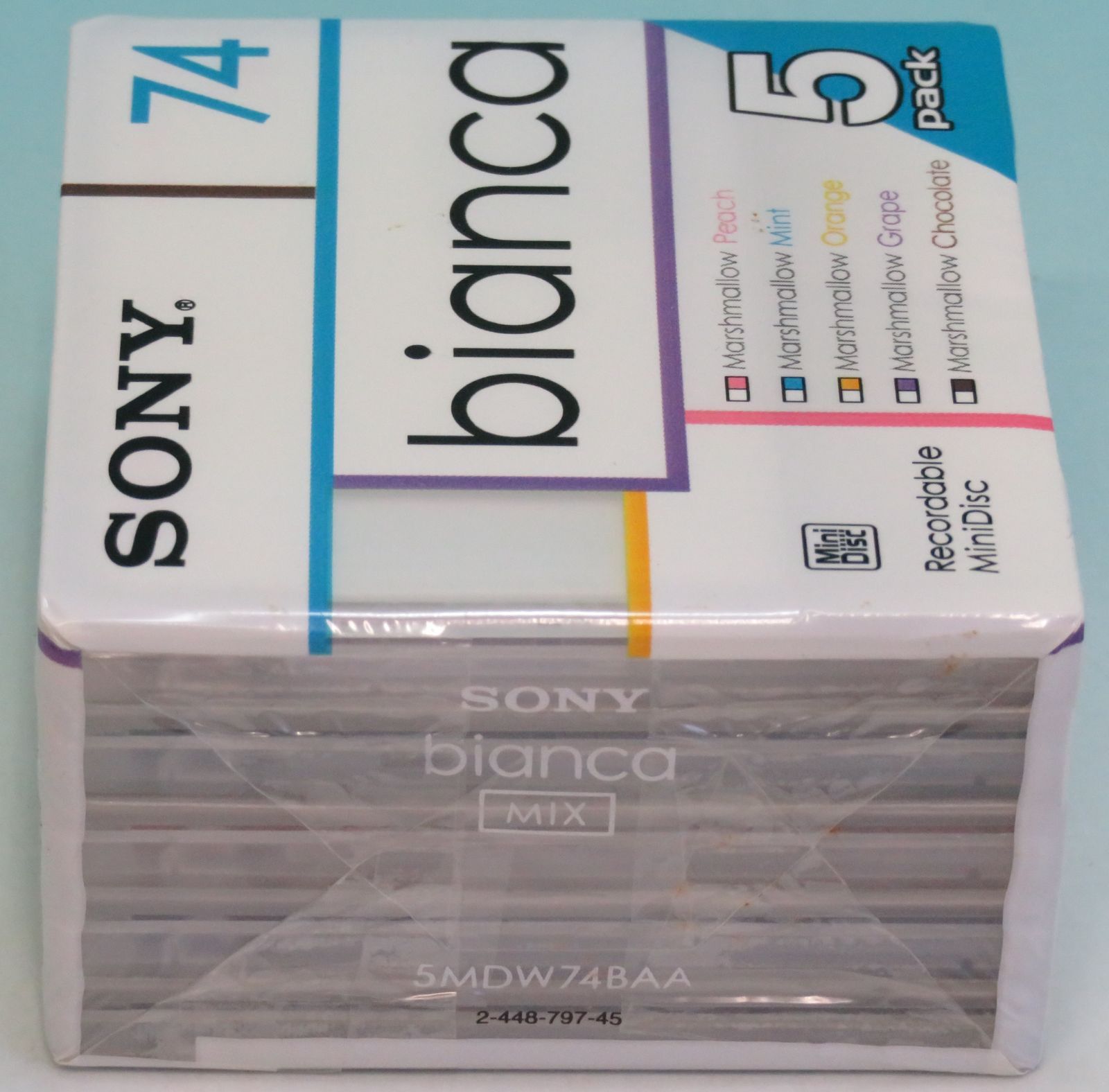SONY ソニー □ bianca 74分ミニディスク MDディスク 5枚ミックス