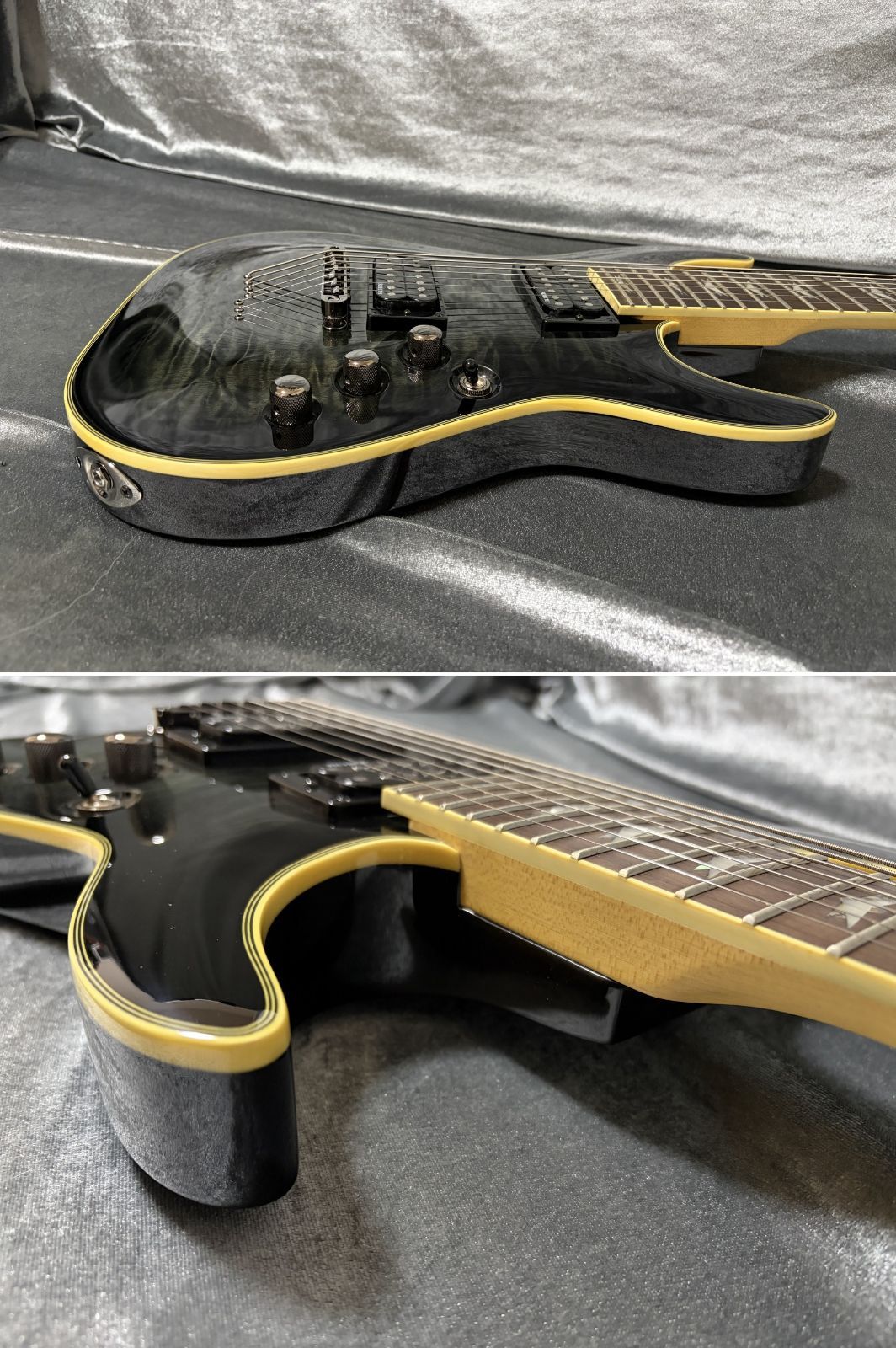  上 Schecter OMEN 7 Extreme 7弦ギター コイルタップ付き シェクター エレキギター エレキギター ギター