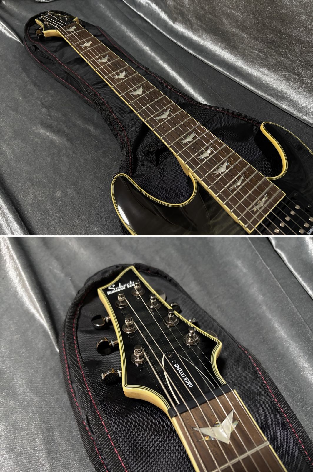☆極上美品 Schecter OMEN 7 Extreme 7弦ギター コイルタップ付き