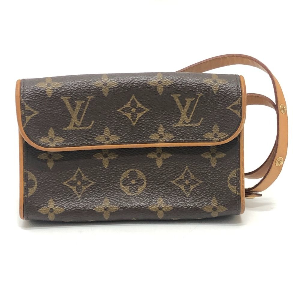 LOUIS VUITTON ルイヴィトン ウエストバッグ ポシェット フロランティーヌ M 51855 モノグラムキャンバス ブラウン