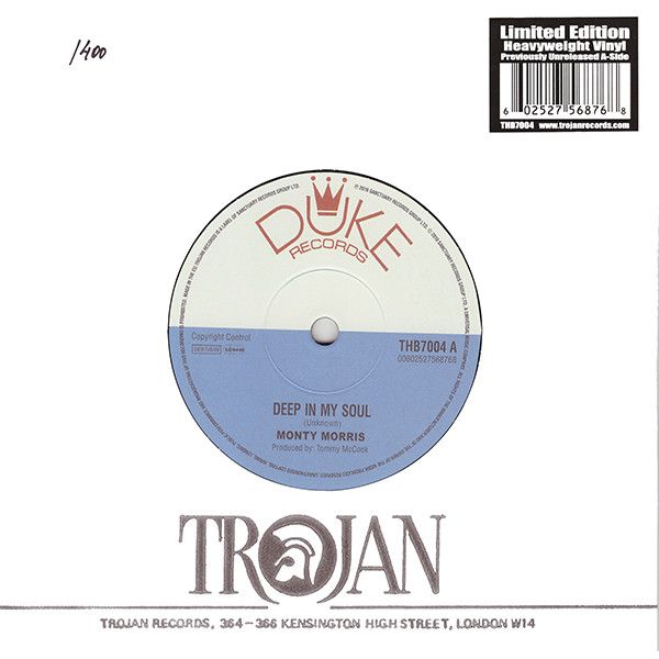 7 Eric Monty Morris Tommy McCook Deep In My Soul THB 7004 Trojan UK Vinyl 00080