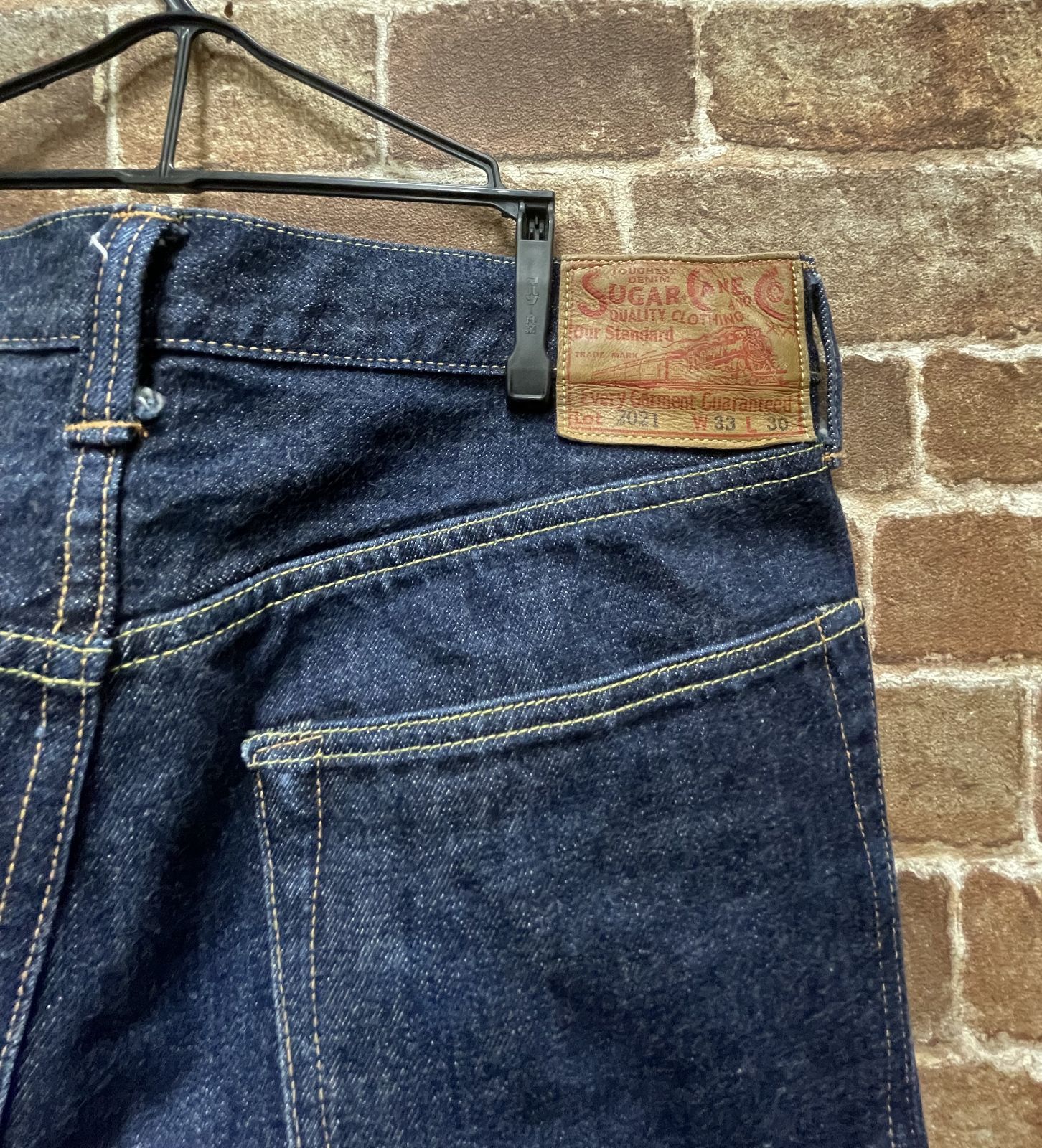 SUGAR CANE 2021 W32 L30 スリムテーパード セルビッジ SUGAR CANE SC42021 2021モデル SLIM TAPERED 14.25oz シュガーケーン