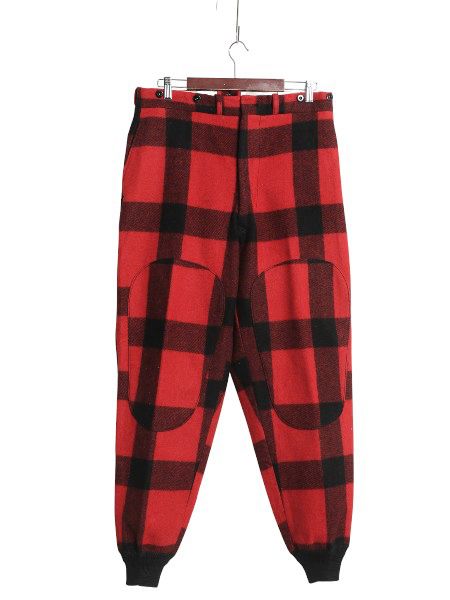 な ! 70 s ウールリッチ ハンティング パンツ 実寸 34 32 ヴィンテージ 白タグ ダブルニー バッファロー チェック ウール