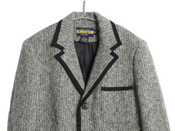 ラグビー ラルフローレン ツイード テーラード ジャケット レディース