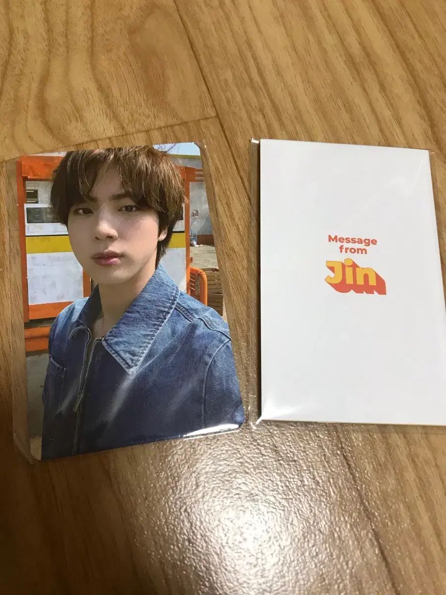 bts butter アルバム　トレカ　ジン BTS ジン(JIN・ソクジン) Butter トレカ 特典 メッセージ カード