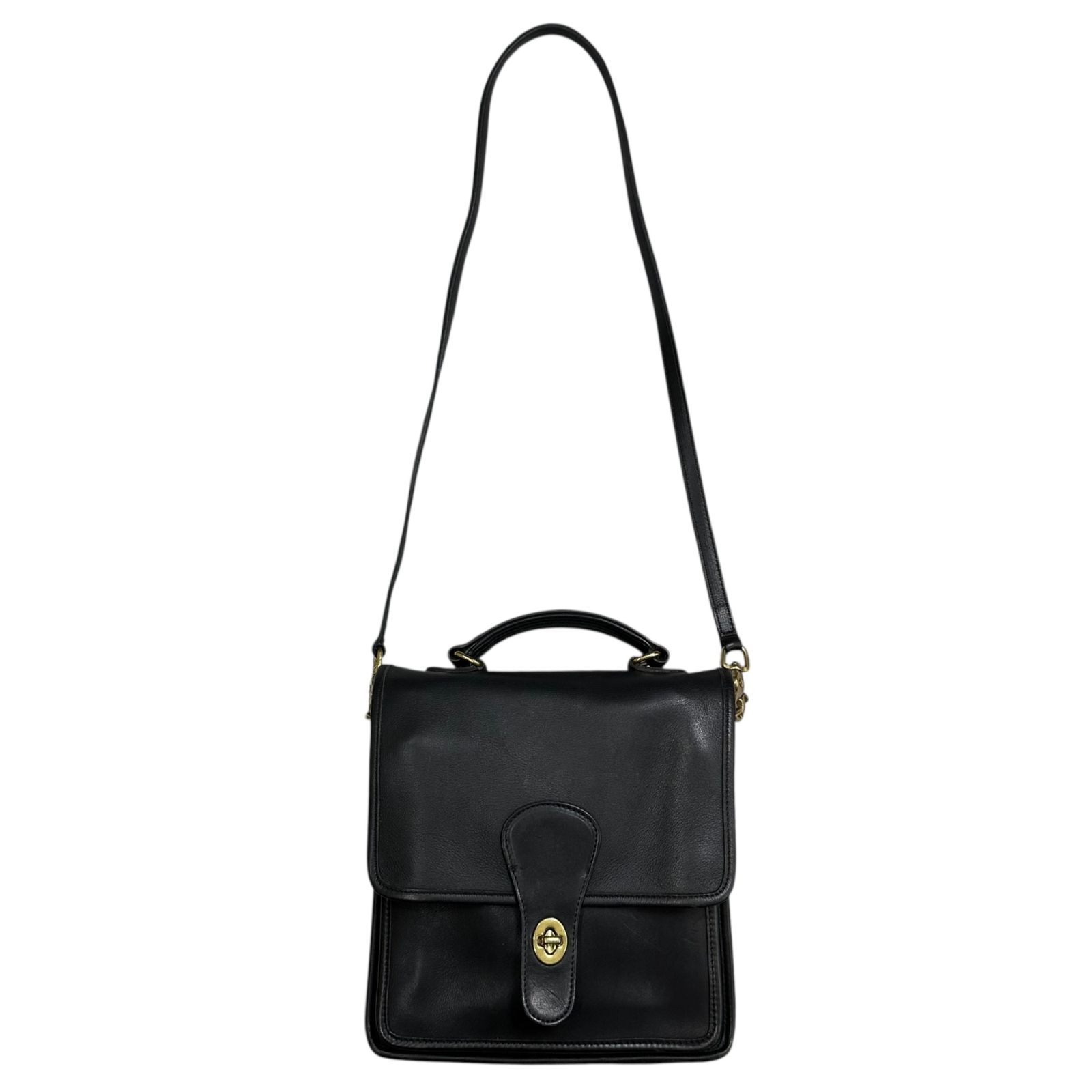 レディース OLD COACH(オールドコーチ) Willis Turnlock Leather 2-Way 