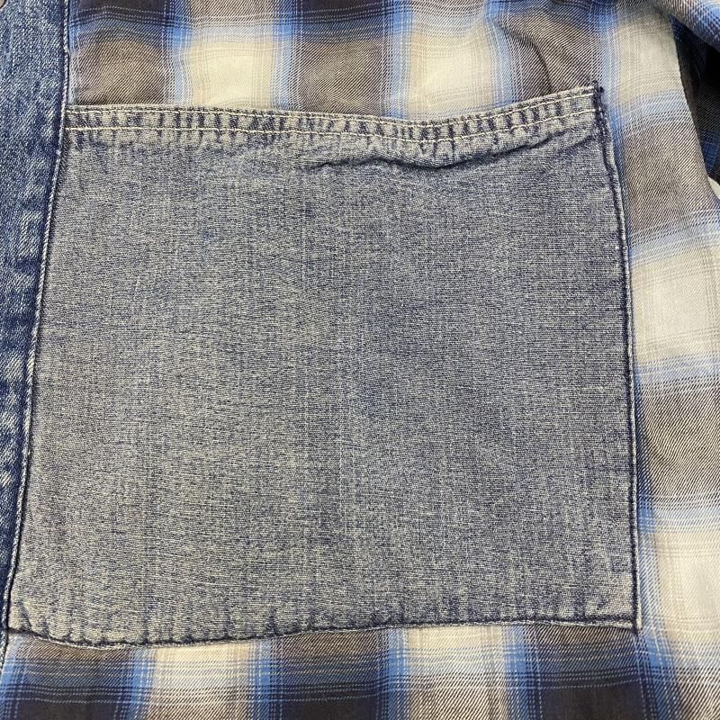 中古】オールドRALPH LAUREN 90's RRL デニムカバーオール オンブレ
