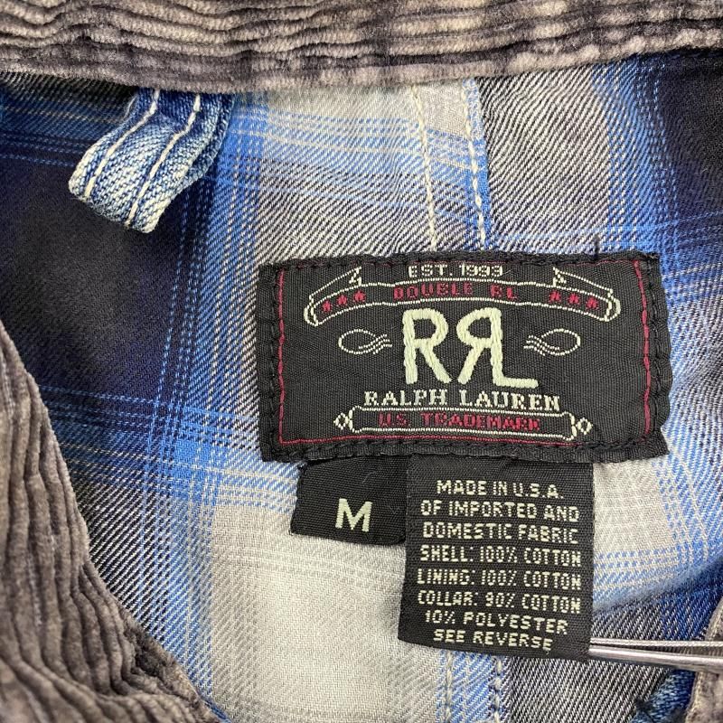 中古】オールドRALPH LAUREN 90's RRL デニムカバーオール オンブレ