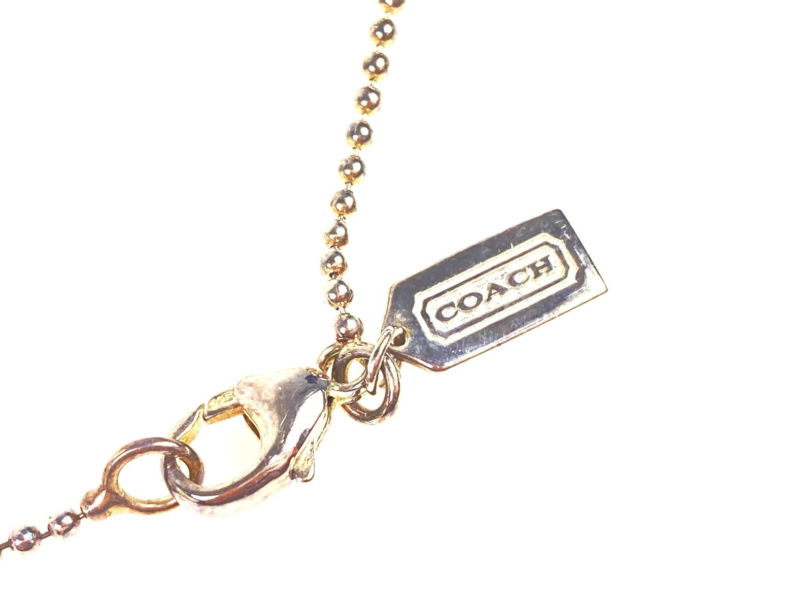 ジュエリー coach ネックレス シルバー Coach コーチ コーチネックレス