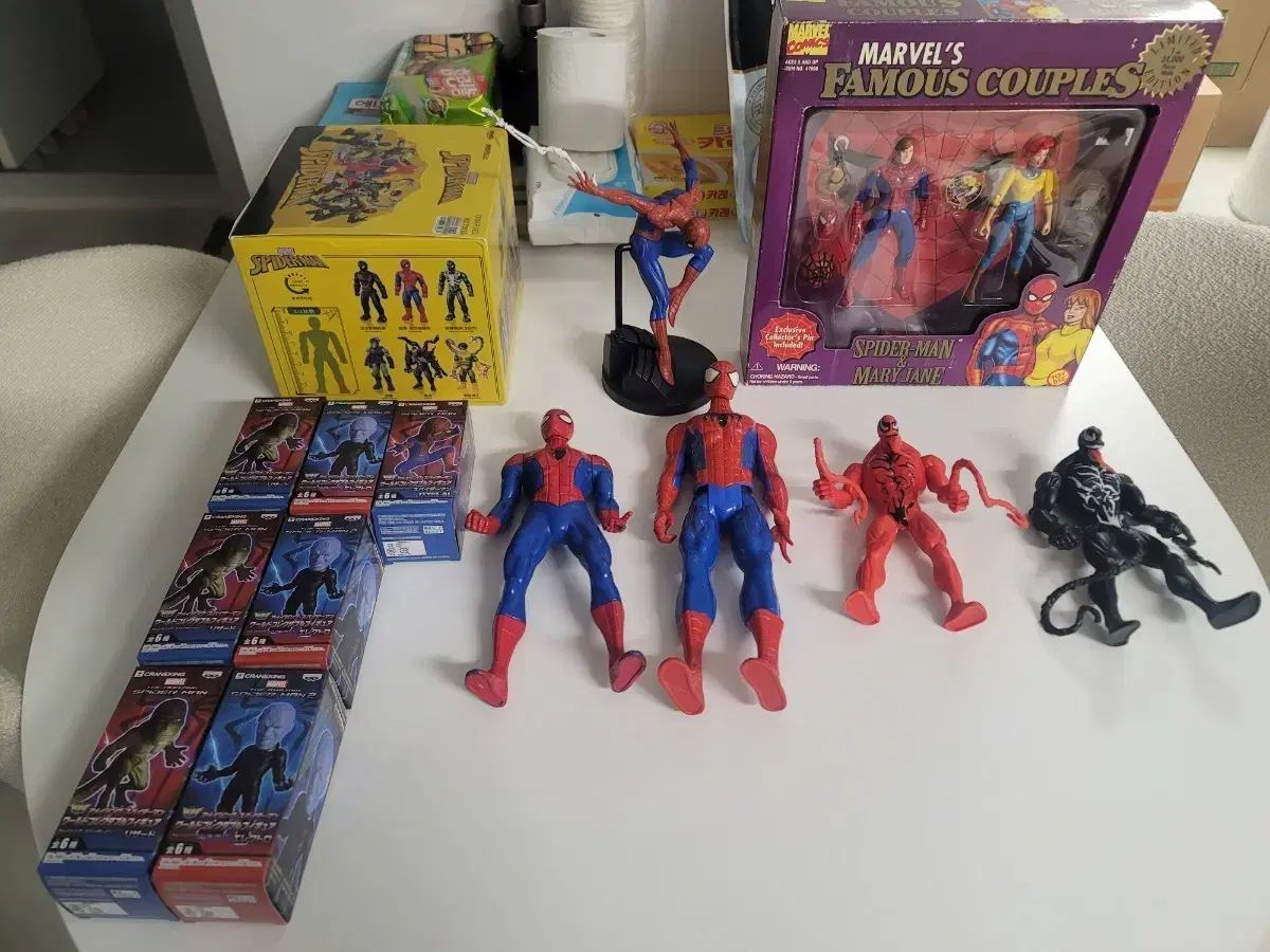 スパイダーマン フィギュア セット MARVEL クレームキング 含む