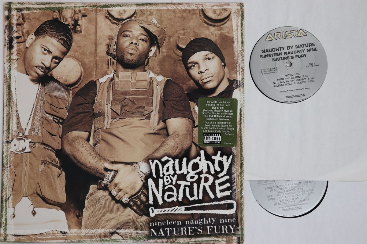 2LP Naughty By Nature Nineteen Naughty Nine FURY 07822190471