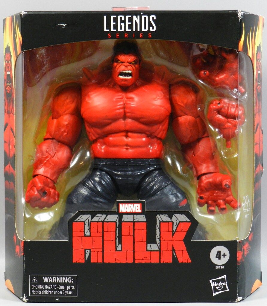 Marvel Red Hulk Figure Action Captain Hasbro Legends World Brave Series New - America HULK eBay