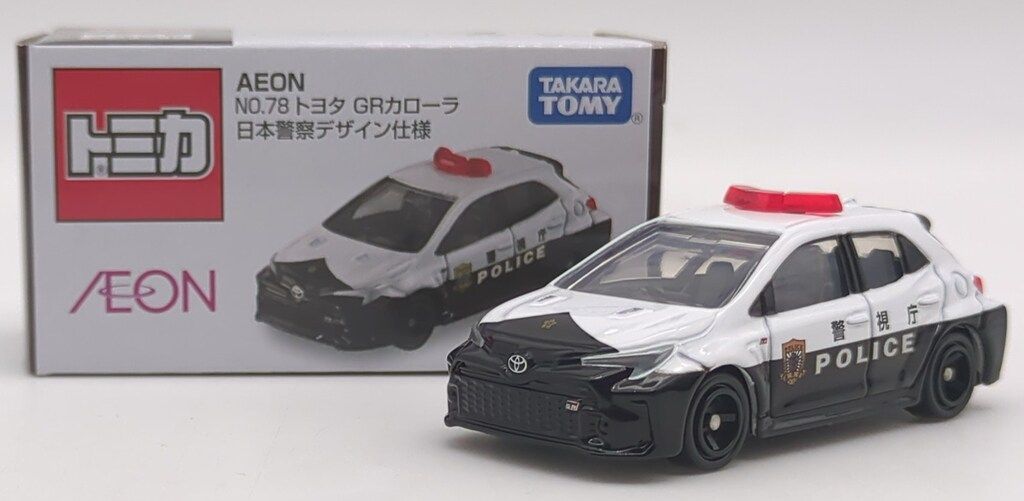 タカラトミー AEON トミカ/ベトナム製 トヨタ GRカローラ 日本警察
