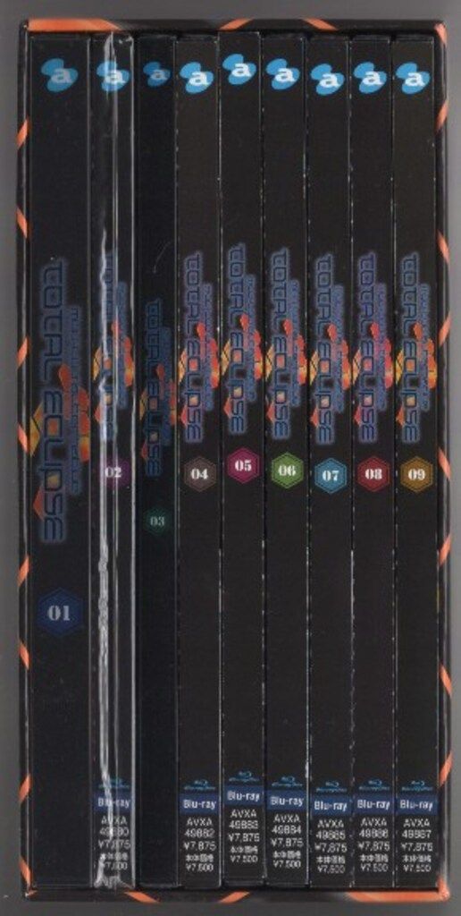 アニメBlu-ray 【とらのあなBOX付】トータルイクリプス 初回全9巻