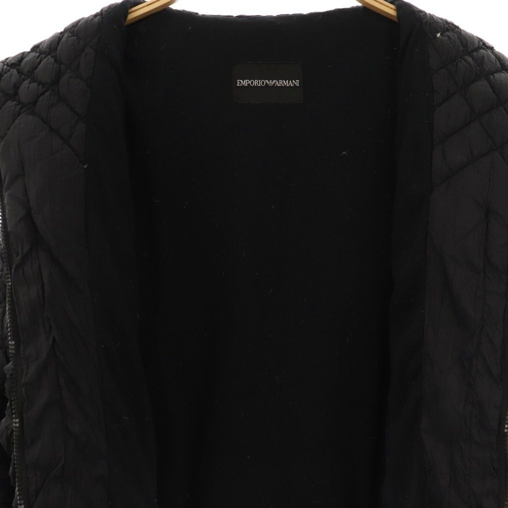 エンポリオアルマーニ EMPORIO ARMANI フリルキルティングダウンコート 
