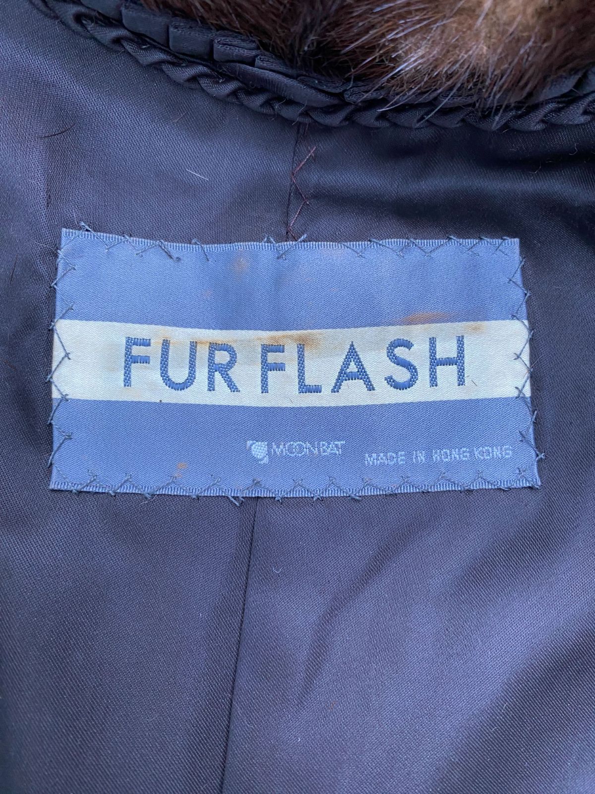 A-30-88 FUR FLASH ムーンバット ミンク 毛皮 コート 9号 - メルカリ