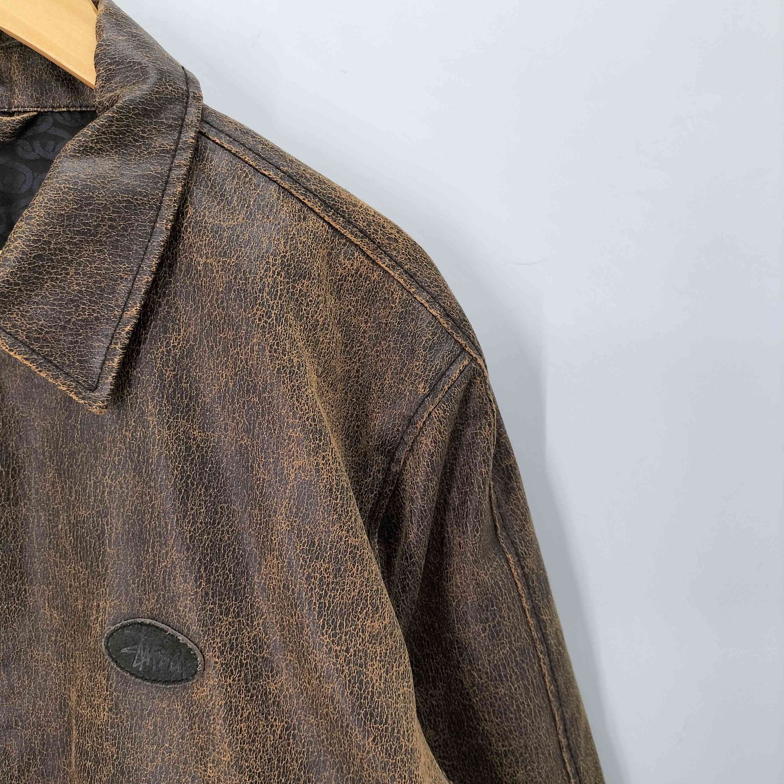 ステューシー Stussy Coated Cotton Club Jacket/ メンズ import：L