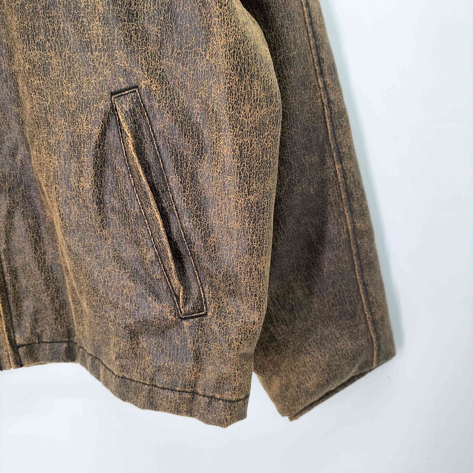 Stussy(ステューシー) Coated Cotton Club Jacket/ メンズ import：L 【中古】【ブランド古着バズストア】 ステューシー Stussy Coated Cotton Club Jacket/ メンズ import：L