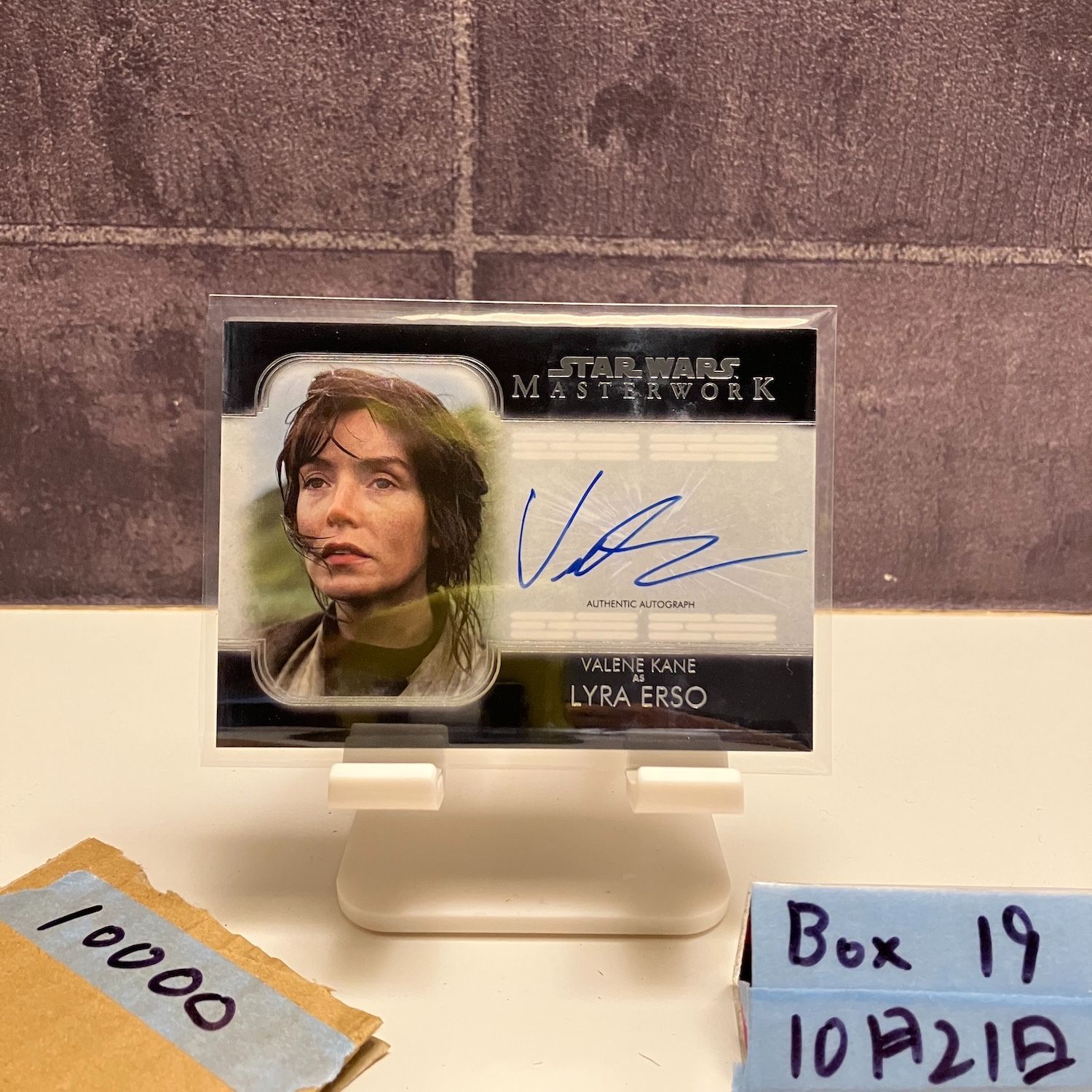 スターウォーズ　サインカード 2018 Topps Valene Kane as Lyra Erso 直筆サインカード Star Wars
