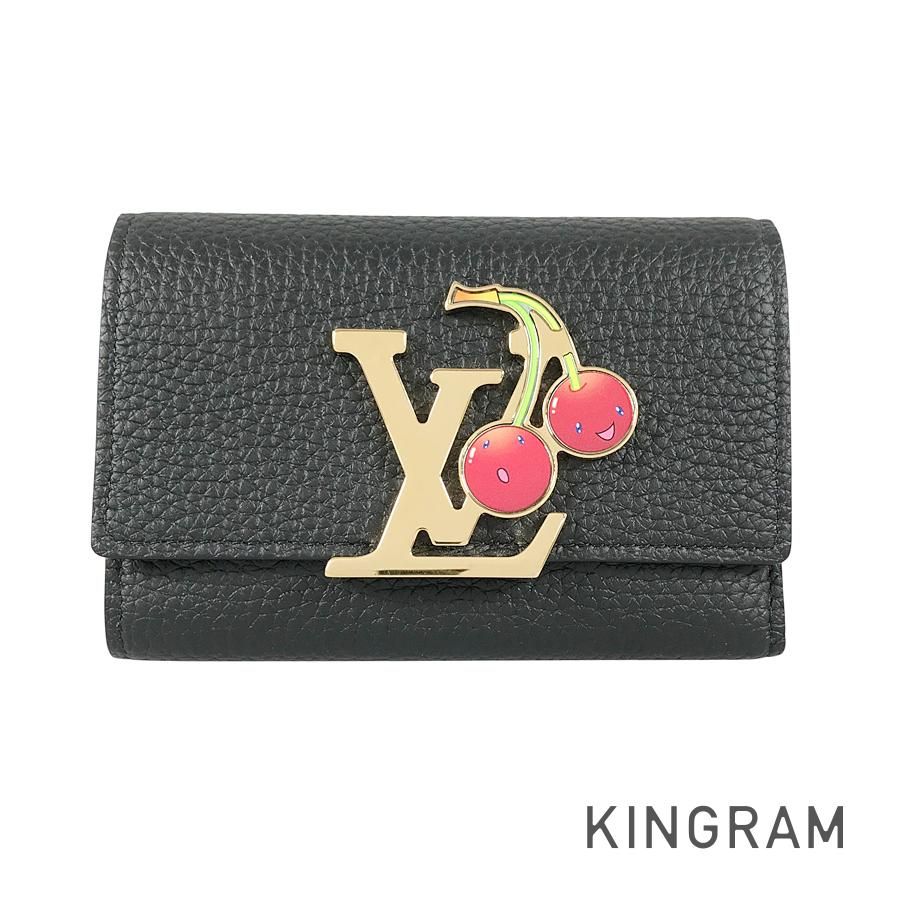 ルイ ヴィトン LOUIS VUITTON トリヨン レザー ポルトフォイユ カプシーヌ コンパクト M 22889 三つ折り財布 sh