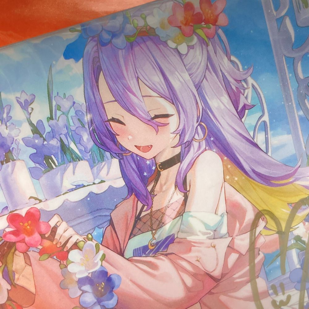 ムーナ・ホシノヴァ 直筆サイン入りMr.Lime描き下ろしポストカード