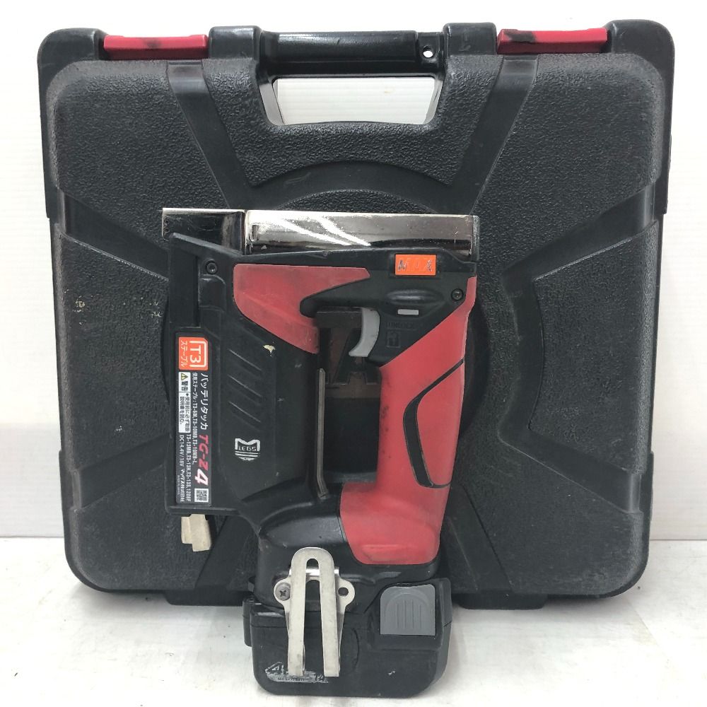 MAX マックス 14.4 V 4.0 Ah 充電式タッカ ケース 充電器 バッテリ セット TG-Z 4