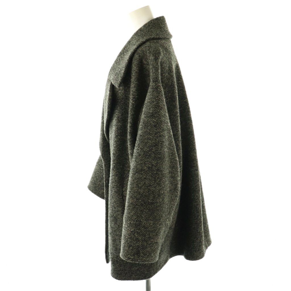 スピック&スパン Spick&Span Wスライバーヘリンボーンミドルコート