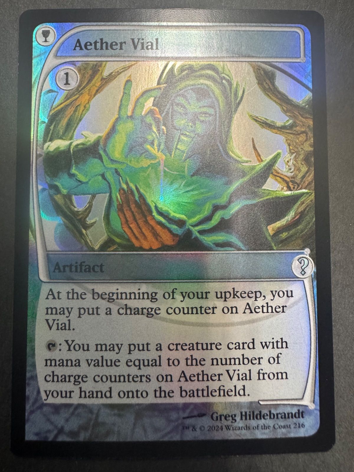 MTG 霊気の薬瓶 英語 foil 未来予知枠 MB2 ミステリーブースター2