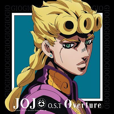 輸入2 discs LP アニメ ジョジョの奇妙な冒険 Jojos Bizarre Adventure G en Wind MILAN 00660