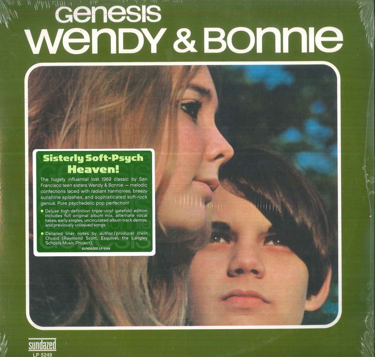 米3 discs LP Wendy Bonnie Genesis 5249 Sundazed Music 00920