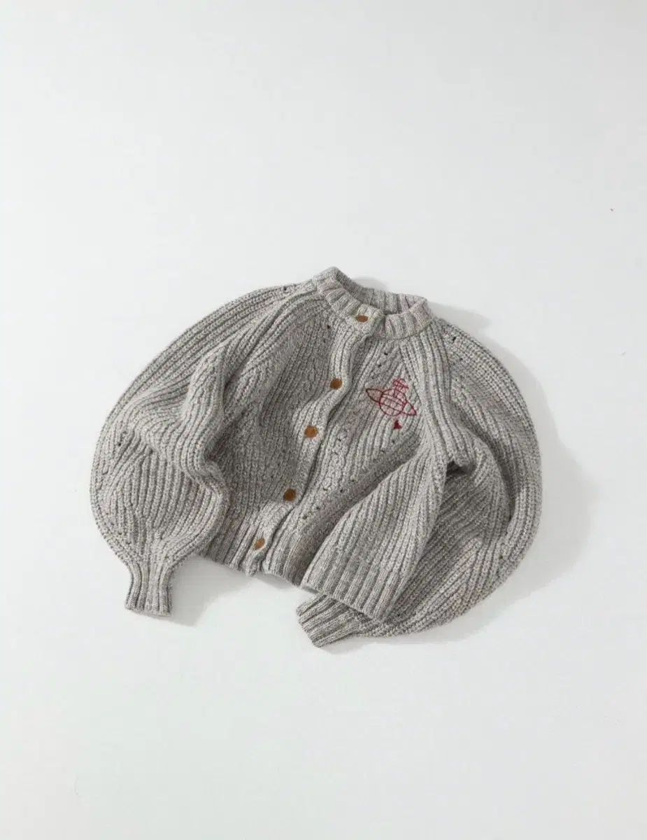 Vivienne Westwood ヴィヴィアン ウエストウッド レッドレーベル ローゲージ カーディガン グレー