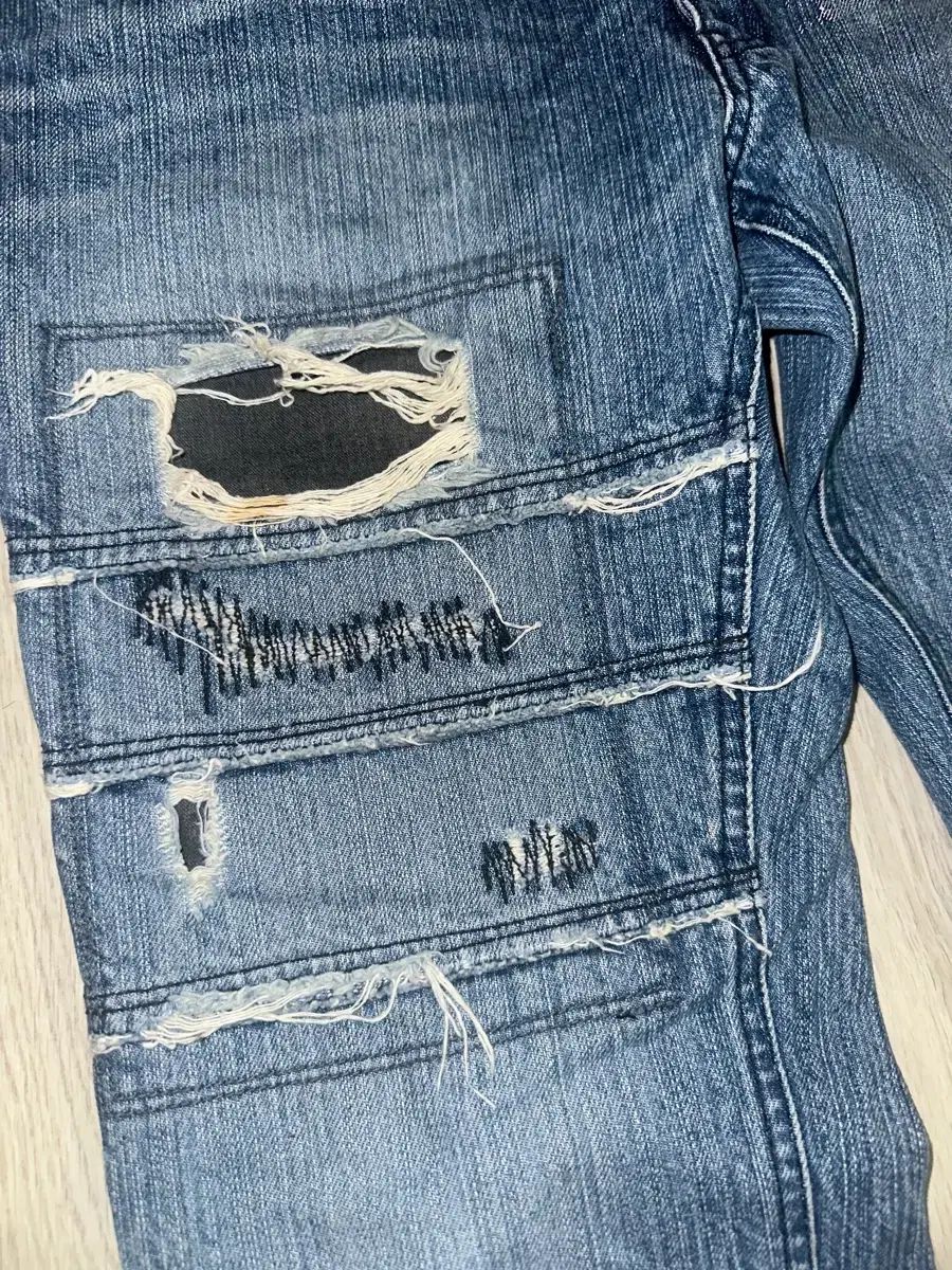 EDGE RUPERT Y2K デニムパンツ ボンテージデニム 00s エッジ 包帯 