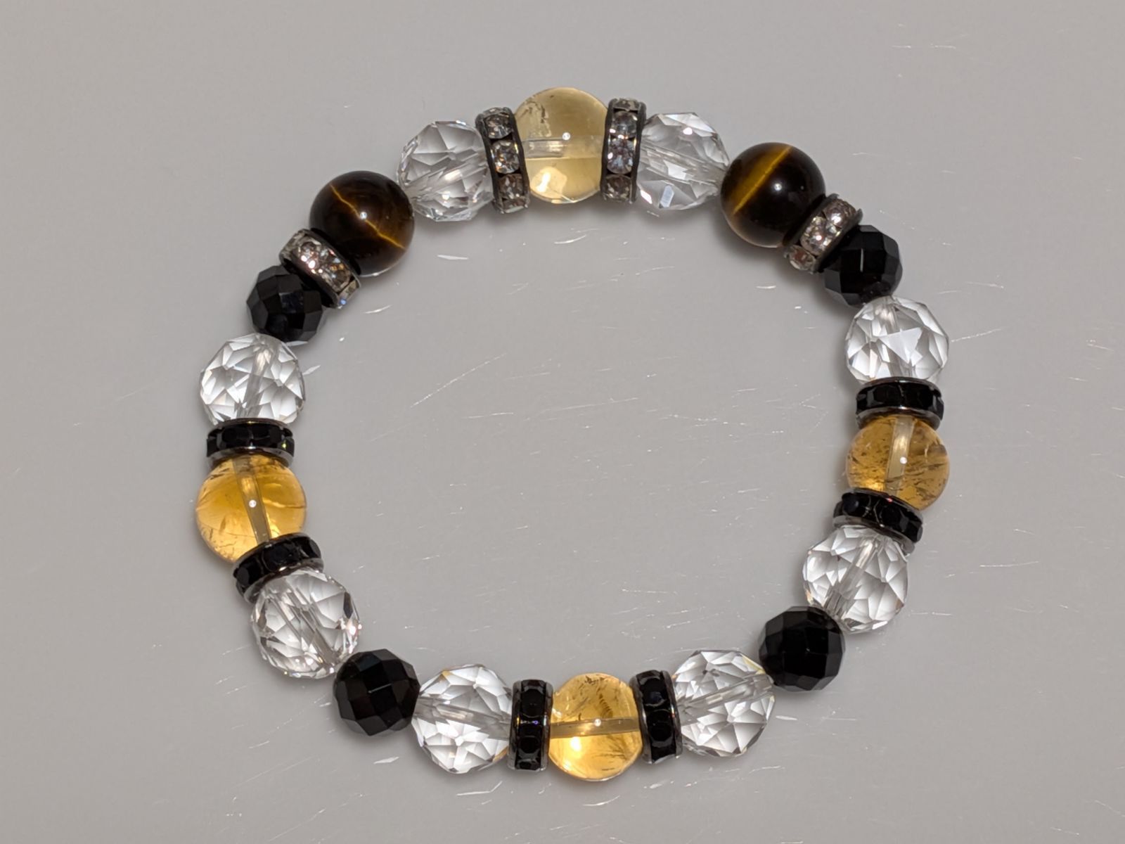 パワーストーン ブレスレット シトリン他 15 cm No.205