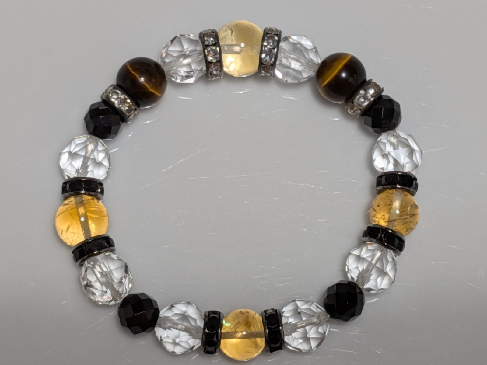 パワーストーン ブレスレット シトリン他 15 cm No.205