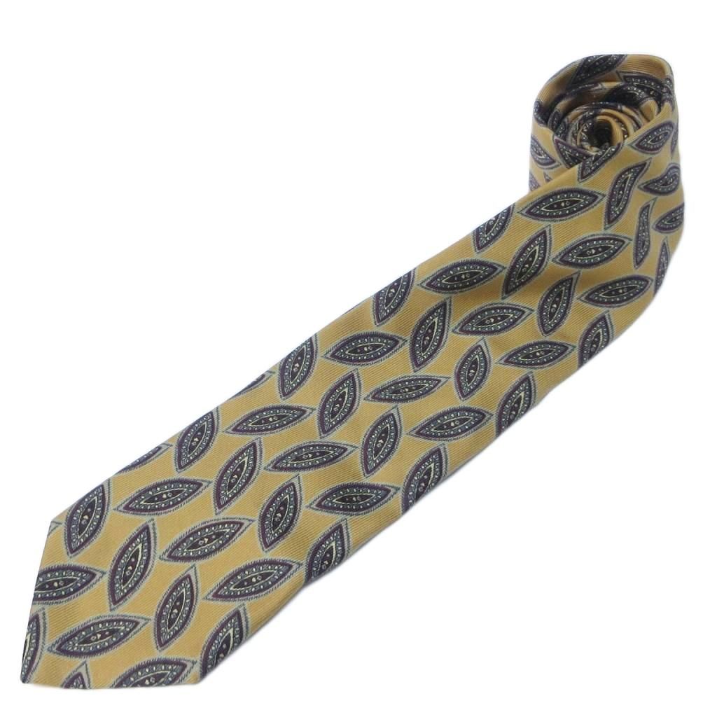 シャネル CHANEL ネクタイ ココマーク ロゴ シルク ペイズリー柄 総柄